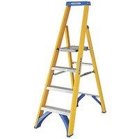 Werner Fibreglass 1.54m 4 Step Platform Step Ladder (567HT)
