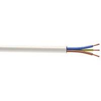 Time 3093Y White 3-Core 1.5mm Flexible Cable 10m Coil (567JY)