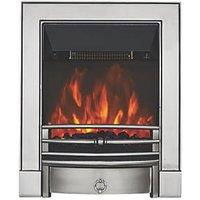 Focal Point Soho Chrome Switch Control Freestanding, Semi-Recessed or Fully Inset Electric Fire 485mm x 153mm x 596mm (5689G)