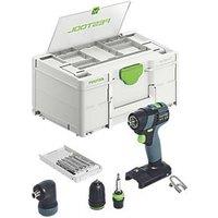 Festool TXS 18-Basic-Set 18V Li-Ion Airstream Li-High Power Brushless Cordless Drill Driver - Bare (568HM)