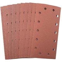Titan 40/80/120/180 Grit 14-Hole Punched Multi-Material Sanding Sheets 230mm x 115mm 10 Pack (568PT)