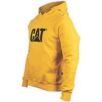 CAT Trademark Hooded Sweatshirt Yellow/Black 2X Large 50-52" Chest (568VF)