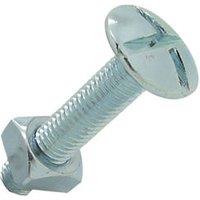 Easyfix Bright Zinc-Plated Roofing Bolts M6 x 40mm 10 Pack (5690J)