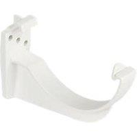 FloPlast uPVC Half Round Fascia Brackets White 112mm 10 Pack (56996)