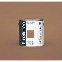 LickPro Max+ 2.5Ltr Brown 02 Matt Emulsion Paint (570JY)