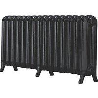 Arroll 549mm x 1174mm 4350BTU Black Cast Iron 2 Column Radiator (570KY)
