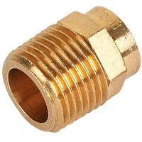 Endex Brass End Feed Adapting Male Coupler 15mm x 1/2" (57148)