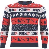 Site Screwfix Christmas Jumper Multi-Coloured X Small 35.5 Chest (571KA)