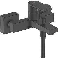 Hansgrohe Vernis Shape Wall Mounted Bath and Shower Mixer Matt Black (571VG)