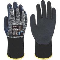 Wonder Grip WG-333 Rock & Stone General Handling Gloves Grey 2X Large (571VJ)