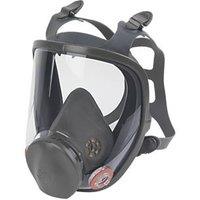 3M 6000 Series Large Full Face Mask No Filter-Mask Only (5724G)