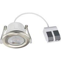 LAP Fixed Fire Rated LED Smart Downlight Brushed Chrome 4.7W 520lm (572FM)