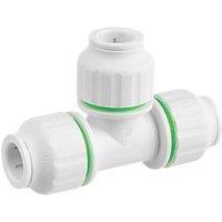 Flomasta Plastic Push-Fit Equal Tees 15mm 5 Pack (572HY)