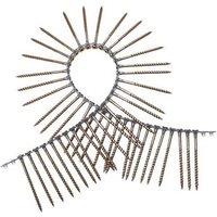 Senco Square Countersunk Coarse Thread Collated Thread Cutting Flooring Wood Screws 4.5mm x 75mm 1000 Pack (572PG)