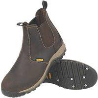 DeWalt Radial Size 9 Brown Steel Toe Cap Safety Dealer Boots (57356)