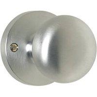 Carlisle Brass Mushroom Mortice Knob 61mm Pair Satin Chrome (57371)