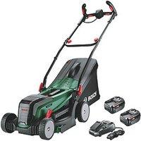 Bosch UniversalRotak 2x18V-37-550 36V 2 x 4.0Ah Li-Ion Power for All Brushless Cordless 37cm Lawnmower (573FL)