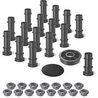 Mira Flight Level Tray Riser Leg Set Black/Grey 49mm 16 Pieces (573PJ)