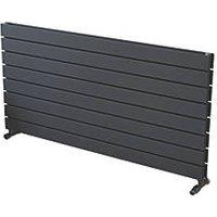 Ximax Oceanus 595mm x 1200mm 3949BTU Anthracite Horizontal Designer Radiator (574TR)
