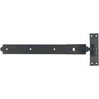 GateMate Black Straight Adjustable Bands & Hooks 165mm x 18" x 450mm 2 Pack (574YV)