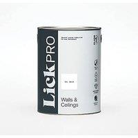 LickPro Max+ 5Ltr White RAL 9010 Matt Emulsion Paint (575JY)