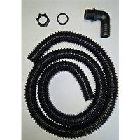 Straight PLC Water Butt Overflow Kit (575PV)