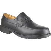 Amblers FS46 Size 7 Black Steel Toe Cap Slip-On Safety Shoes (575XT)