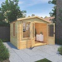 Mercia 10' x 8' (Nominal) Apex Timber Log Cabin (575YL)