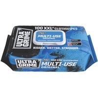 Ultragrime Pro Multi-Use XXL+ Cleaning Wipes White 100 Pack (576CH)
