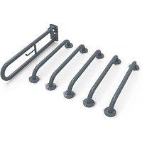 Nymas Doc M Grab Rail Pack Dark Grey 6 Piece Set (576JM)