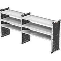 Van Guard Universal Trade Double Van Racking Unit (4 Straight & 2 Angled Shelves) 2216mm x 381mm x 1009mm (576KP)