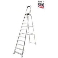 Lyte Aluminium 3.18m 12 Step Platform Step Ladder (577FG)