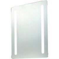 Spa Ecti Rectangular Mirror with Shaver Socket With 356lm LED Light 500mm x 700mm (577VH)