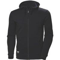 Helly Hansen Manchester Zip Hoodie Sweat Shirts Black Small 36" Chest (577XH)