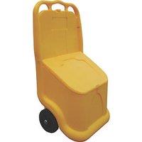 Essentials Grit Bin with De-Icing Salt Yellow 75Ltr (578FX)