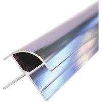 Multipanel Type B External Corner Polished Aluminium 2450mm x 11mm (578JE)