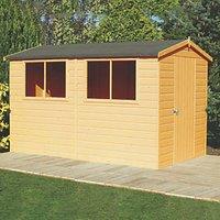 Shire 10' x 8' (Nominal) Apex Shiplap T&G Timber Shed (578TJ)