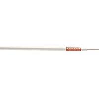 Time GT100 White 1-Core Round Coaxial Cable 25m Drum (579JY)