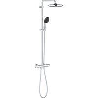 Grohe Vitalio Start 250 HP Rear-Fed Exposed Chrome Thermostatic Shower System (579YX)