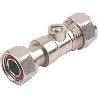 Flomasta Straight Service Valve 15mm x 1/2" (58008)