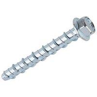Easyfix Bright Zinc-Plated Carbon Steel Concrete Bolts M10 x 100mm 10 Pack (5800P)