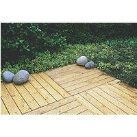 Forest Patio Deck Tile Kit 39mm x 0.6m x 0.6m 4 Pack (5806F)