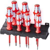 Wera Kraftform 3167 i/7 Rack TX VDE Screwdriver Set 7 Pieces (580XX)