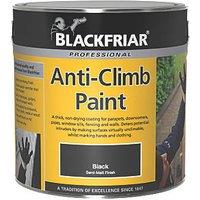 Blackfriar 1Ltr Black Semi-Matt Anti Climb Multi Surface Paint (5810P)