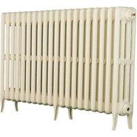 Arroll 660mm x 1114mm 4790BTU Cream Cast Iron 4 Column Radiator (5818F)