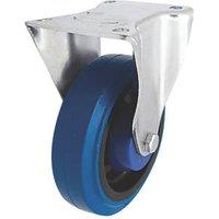 Essentials Heavy Duty Fixed Castor 125mm Blue (581KH)
