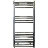 Towelrads 1000mm x 600mm 1122BTU Chrome Flat Towel Radiator (581RY)