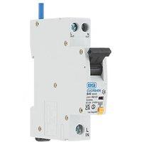 British General Fortress 40A 30mA Type A SP & N B Curve Compact RCBO (581VF)