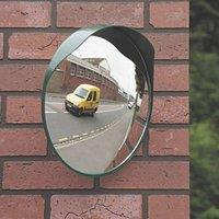 Mottez B314PSCR 300mm Convex Inspection Mirror Green (58225)