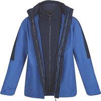 Regatta Defender III 3-in-1 Waterproof Jacket Royal Blue/Navy Large 50" Chest (582JW)